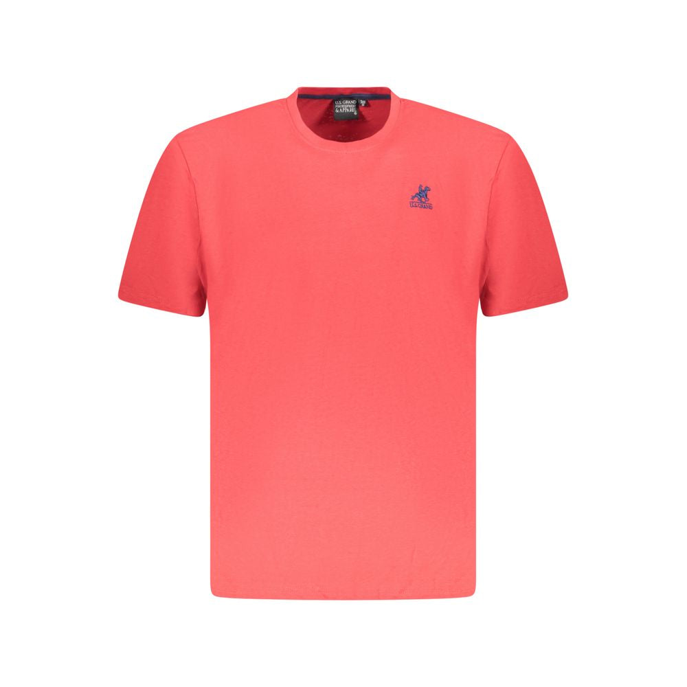 U.S. Grand Polo Red Cotton T-Shirt