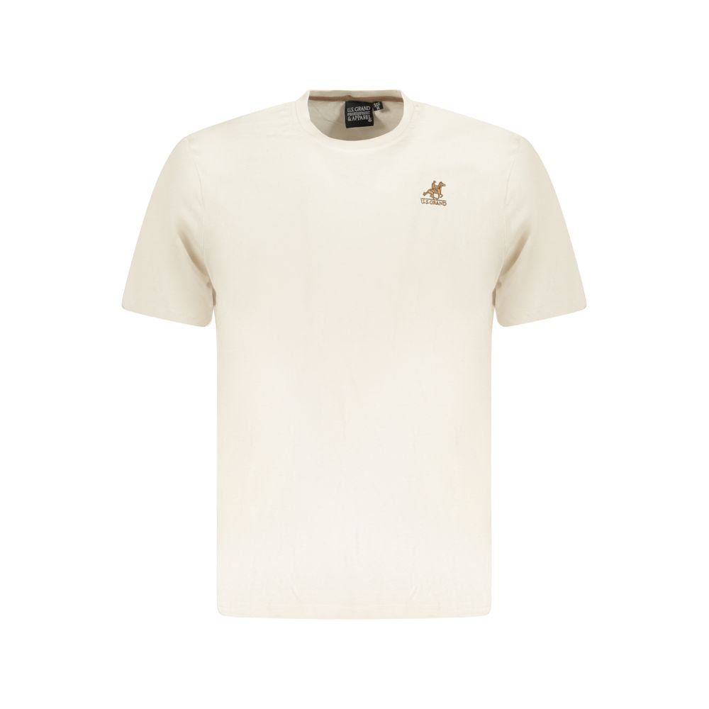 U.S. Grand Polo Beige Cotton T-Shirt