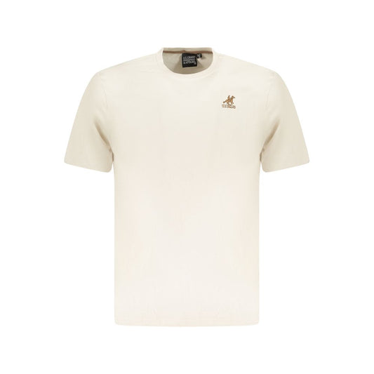 U.S. Grand Polo Beige Cotton T-Shirt
