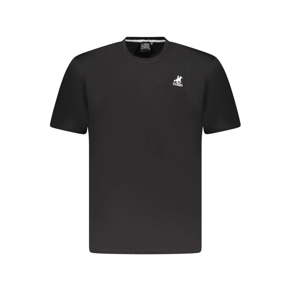 U.S. Grand Polo Black Cotton T-Shirt