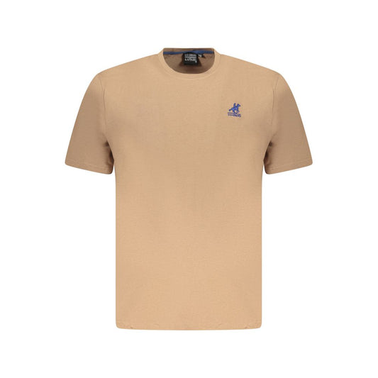 U.S. Grand Polo Brown Cotton T-Shirt