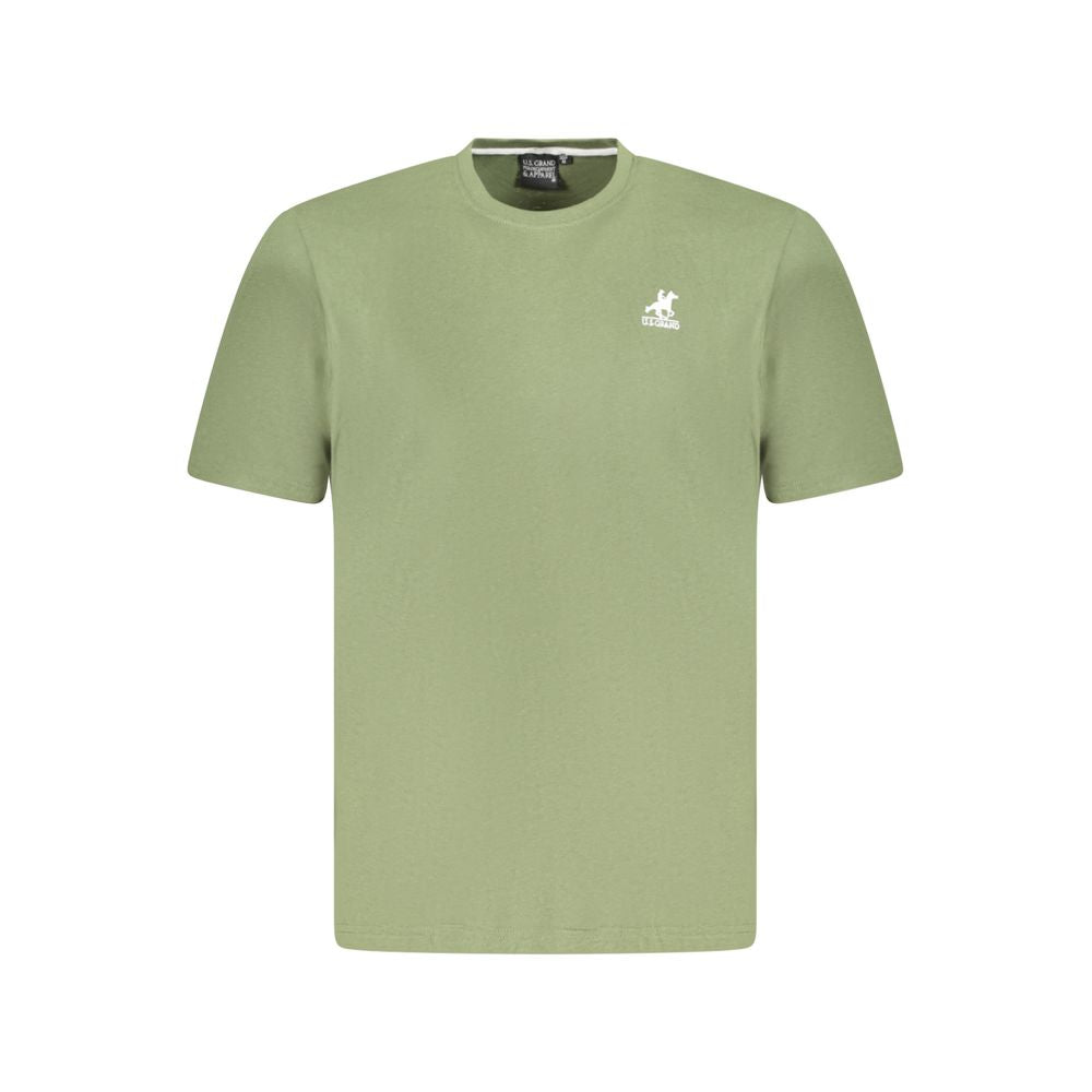 U.S. Grand Polo Green Cotton T-Shirt