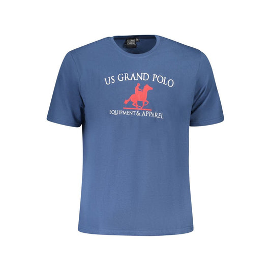 U.S. Grand Polo Blue Cotton T-Shirt