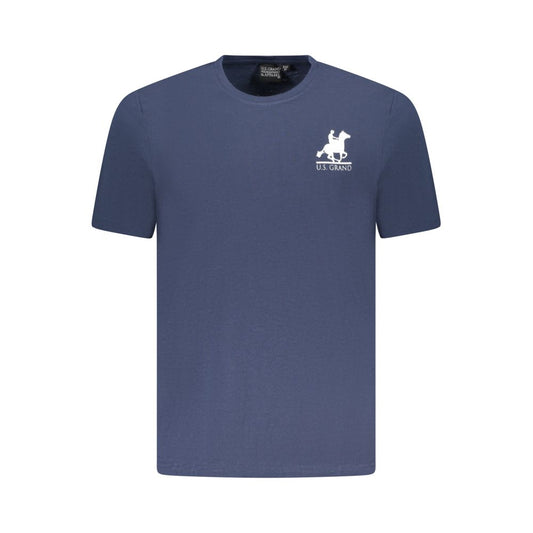 U.S. Grand Polo Blue Cotton T-Shirt