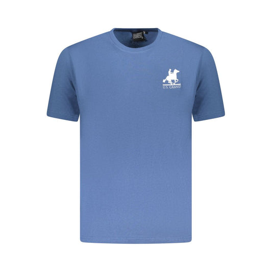 U.S. Grand Polo Blue Cotton T-Shirt