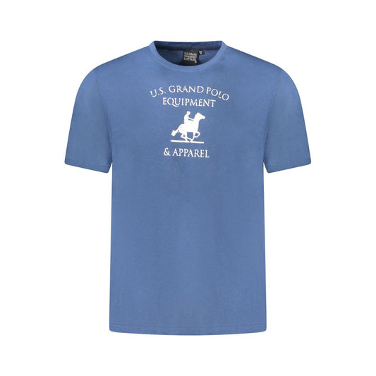 U.S. Grand Polo Blue Cotton T-Shirt