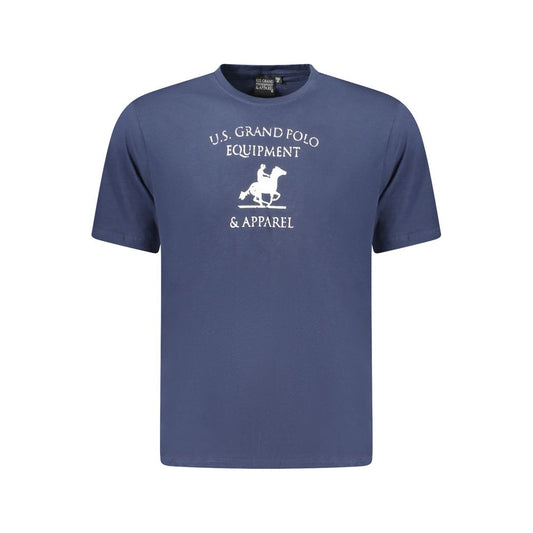 U.S. Grand Polo Blue Cotton T-Shirt