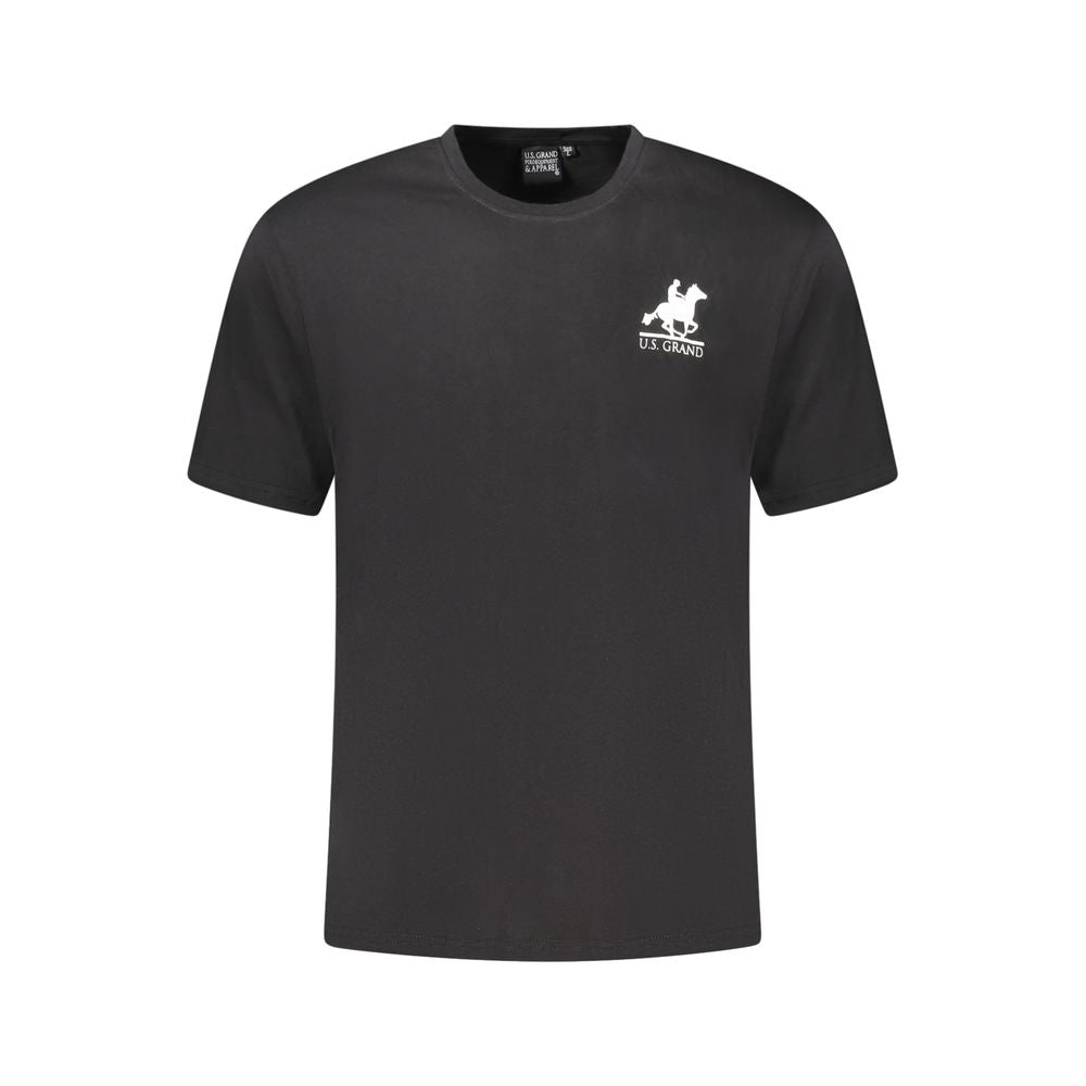 U.S. Grand Polo Black Cotton T-Shirt