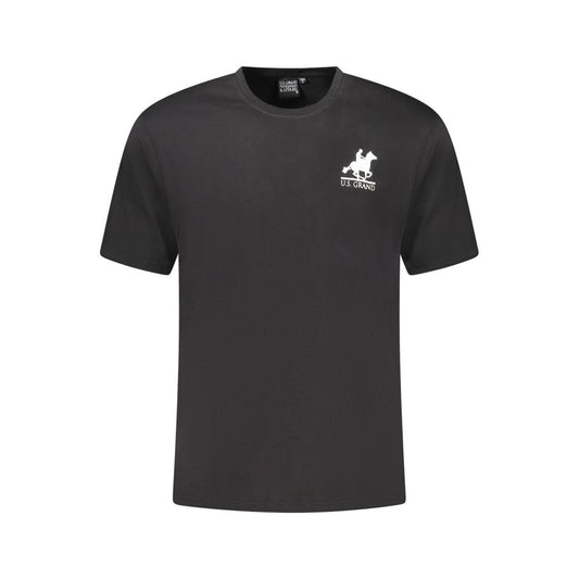 U.S. Grand Polo Black Cotton T-Shirt