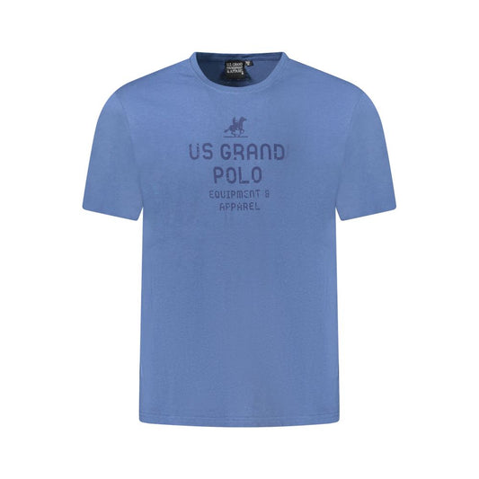 U.S. Grand Polo Blue Cotton T-Shirt