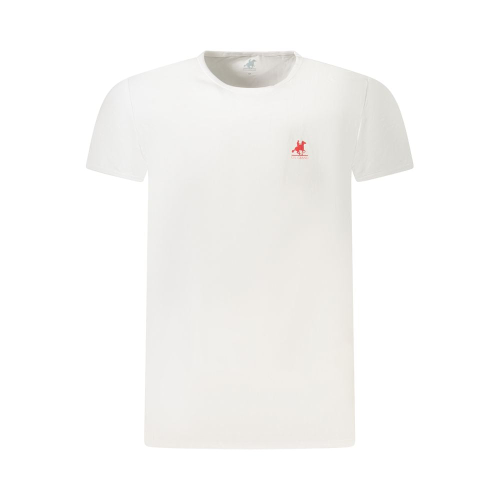 U.S. Grand Polo White Cotton T-Shirt