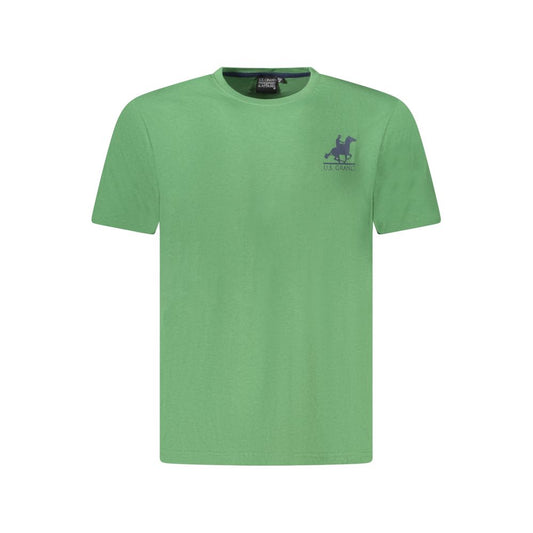 U.S. Grand Polo Green Cotton T-Shirt