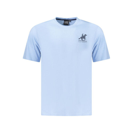 U.S. Grand Polo Blue Cotton T-Shirt