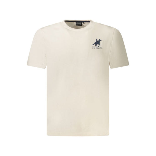 U.S. Grand Polo Beige Cotton T-Shirt