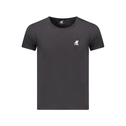 U.S. Grand Polo Black Cotton T-Shirt