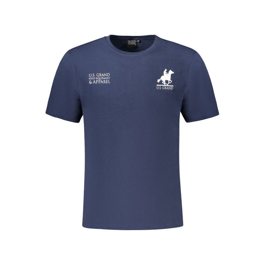U.S. Grand Polo Blue Cotton T-Shirt