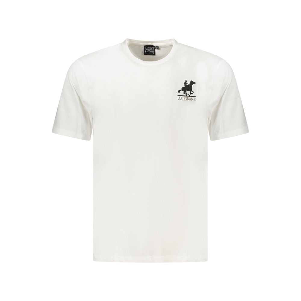 U.S. Grand Polo White Cotton T-Shirt