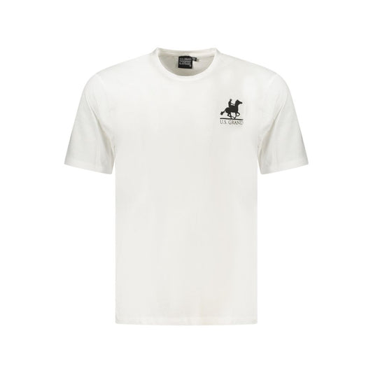U.S. Grand Polo White Cotton T-Shirt