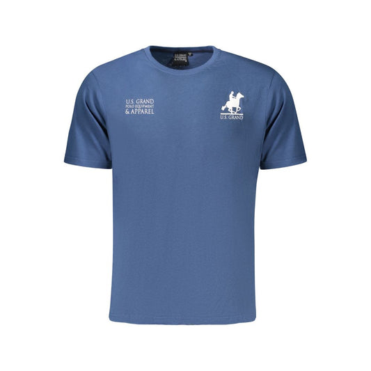 U.S. Grand Polo Blue Cotton T-Shirt