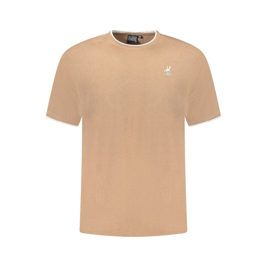 U.S. Grand Polo Brown Cotton T-Shirt