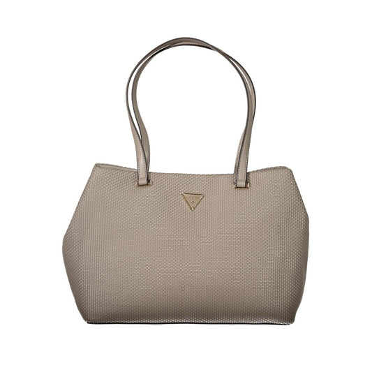 Guess Jeans Beige Polyethylene Women Handbag