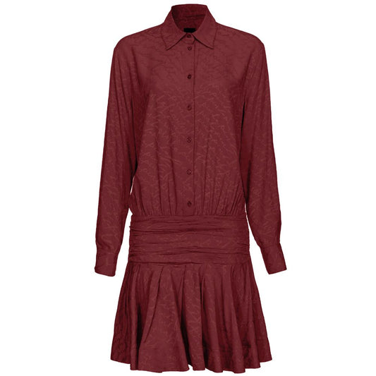 PINKO Red Haircalf Dress
