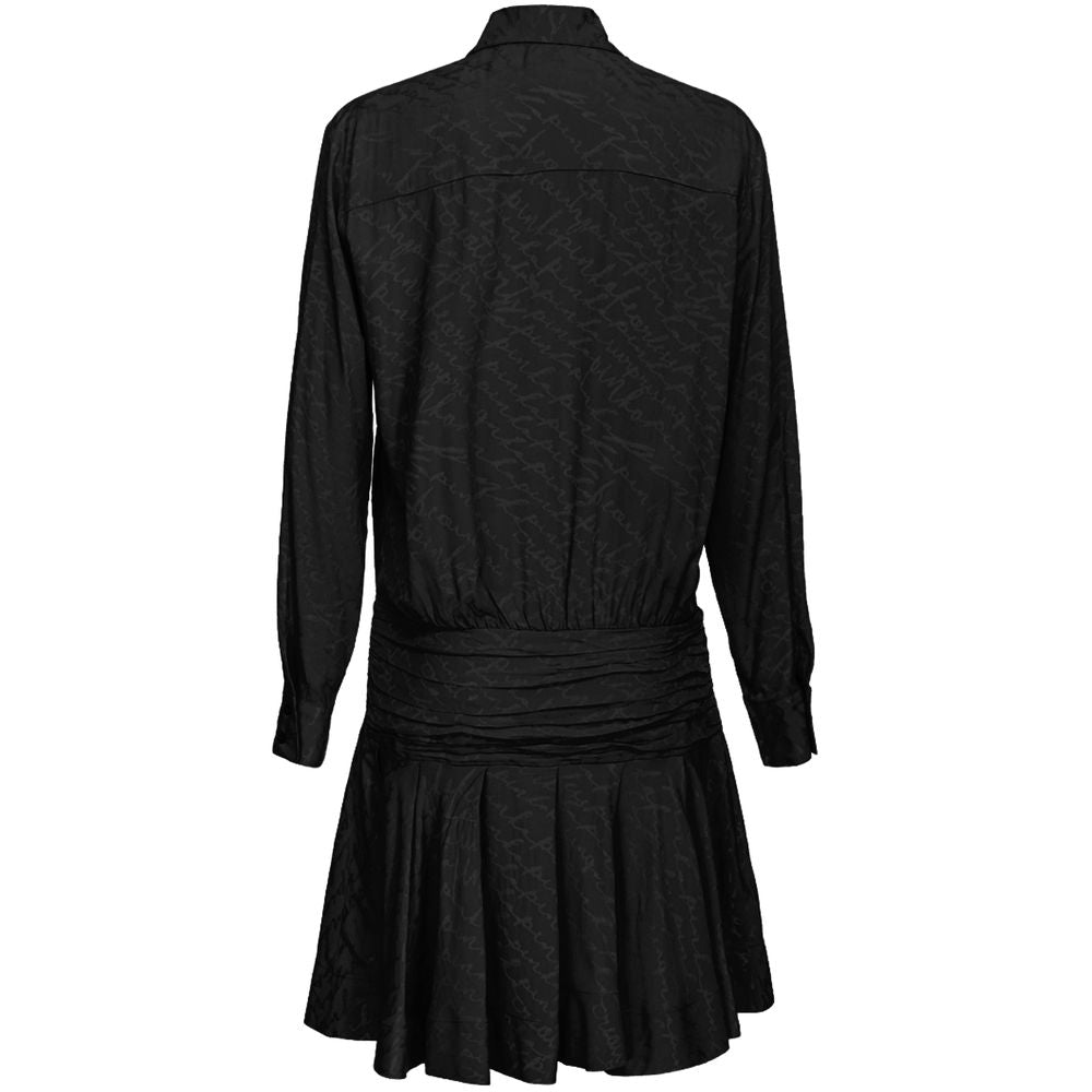 PINKO Black Haircalf Dress