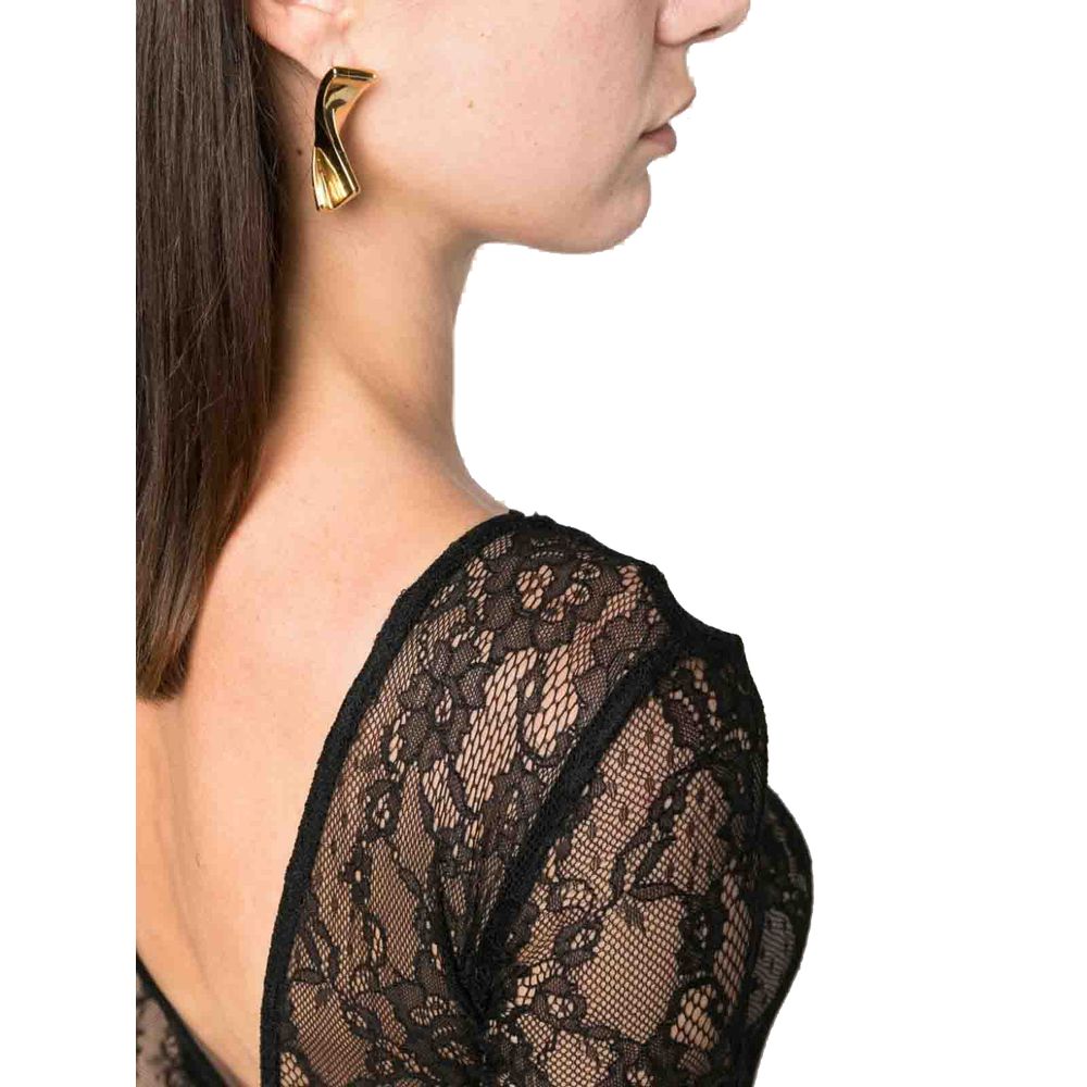PINKO Black Nylon Tops & T-Shirt