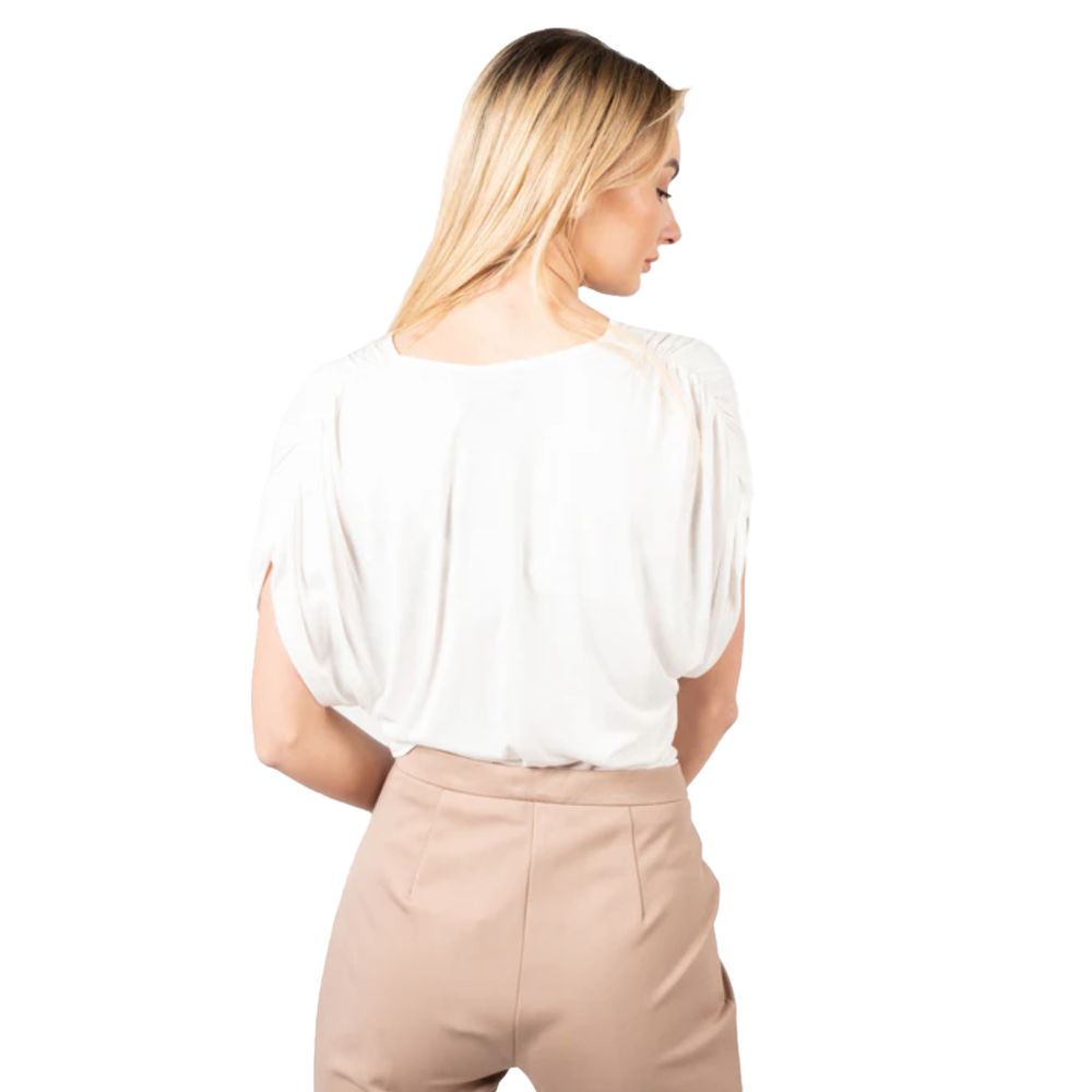 PINKO White Viscose Tops & T-Shirt