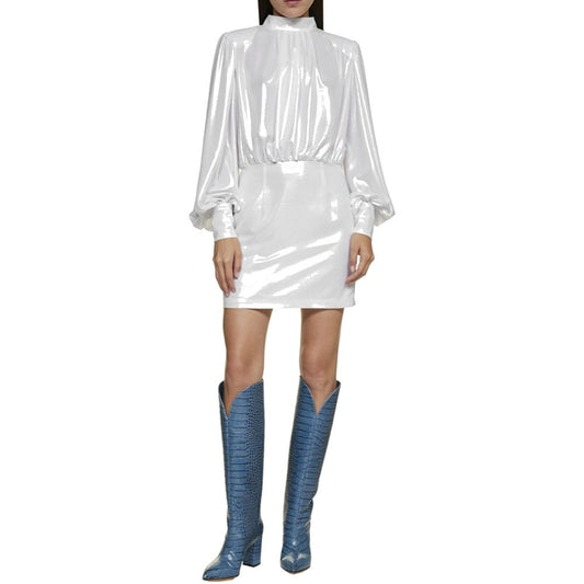 BLANCA VITA Abelia Laminated Mini Dress
