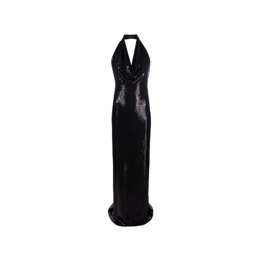 BLANCA VITA Sequin-Embellished Long Dress
