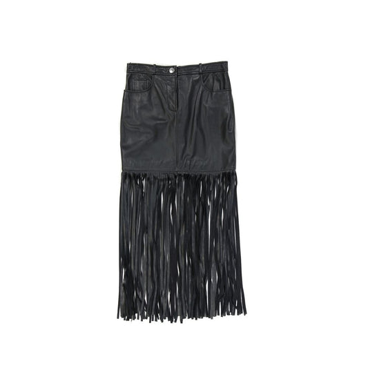 Boutique Moschino Leather Skirt
