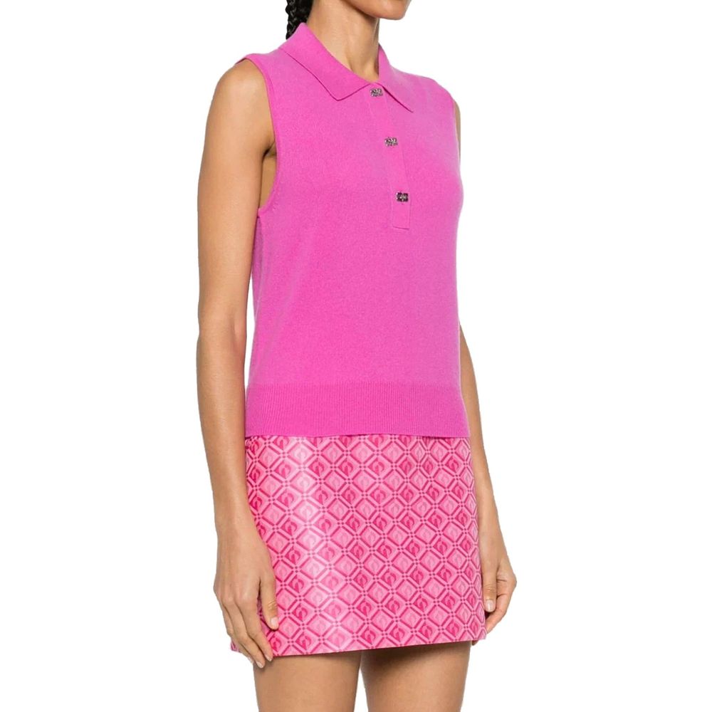 Ganni Wool And Cashmere Polo