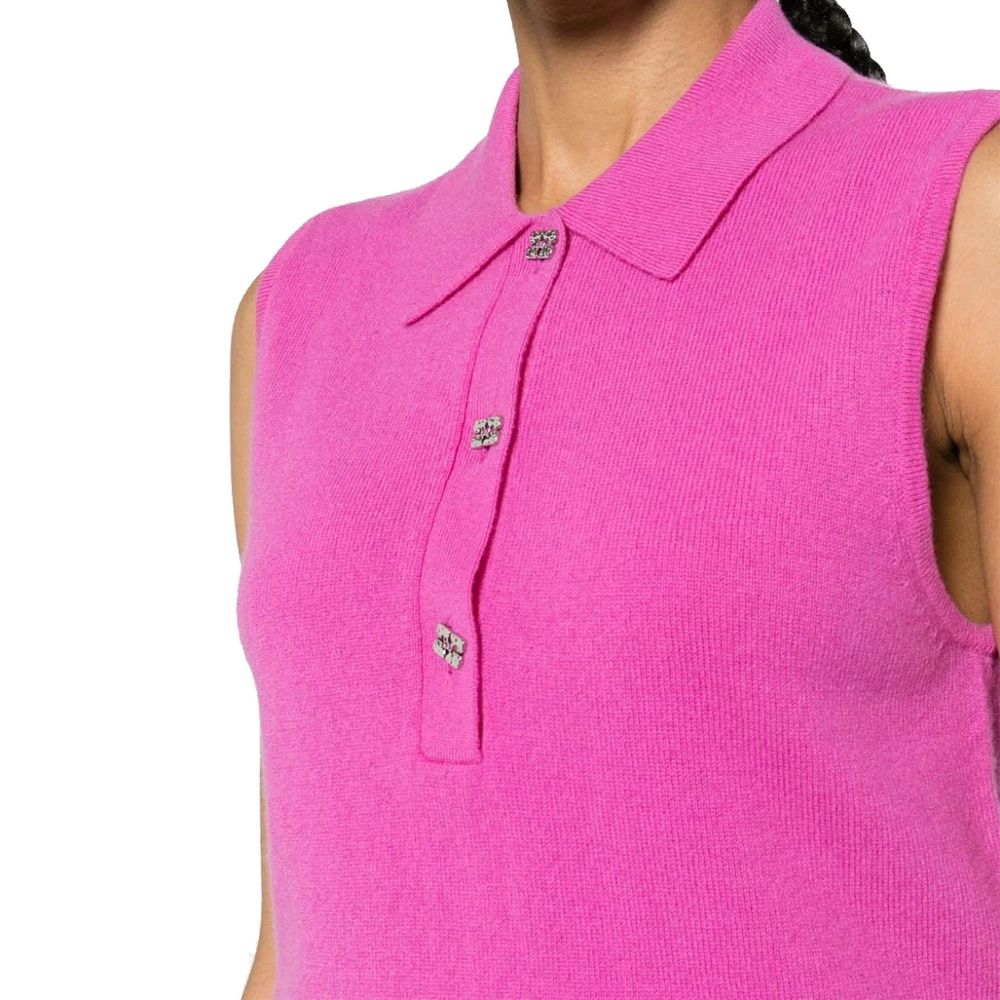 Ganni Wool And Cashmere Polo