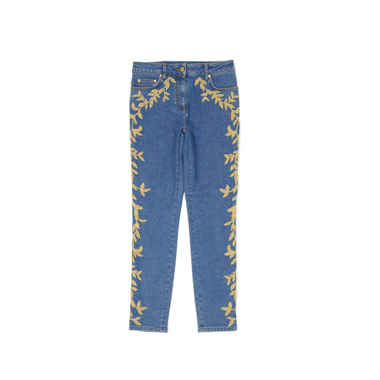 Moschino Couture Cotton Denim Jeans