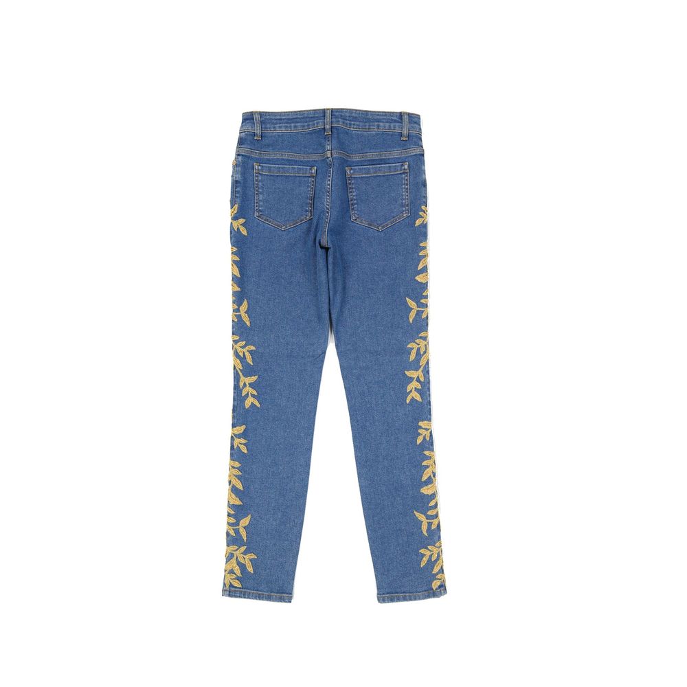 Moschino Couture Cotton Denim Jeans