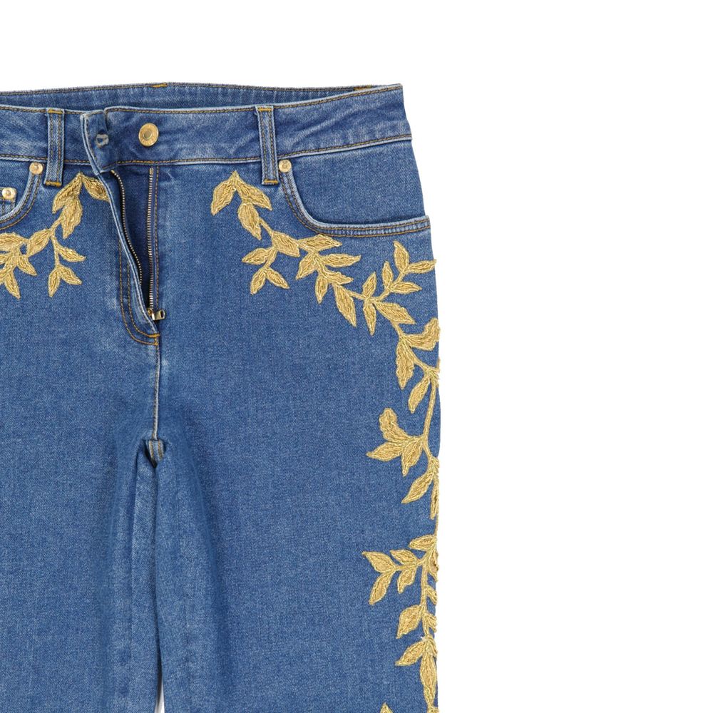 Moschino Couture Cotton Denim Jeans