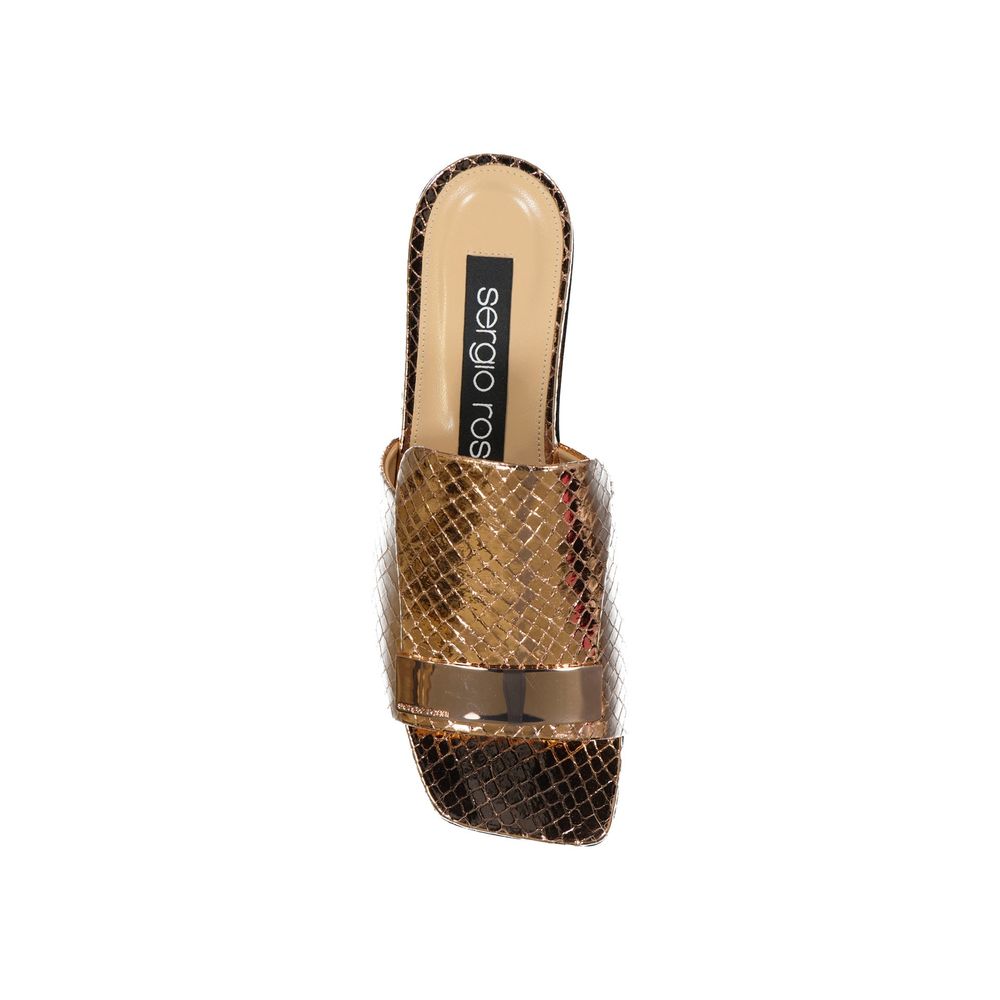 Sergio Rossi Leather Flat Sandals