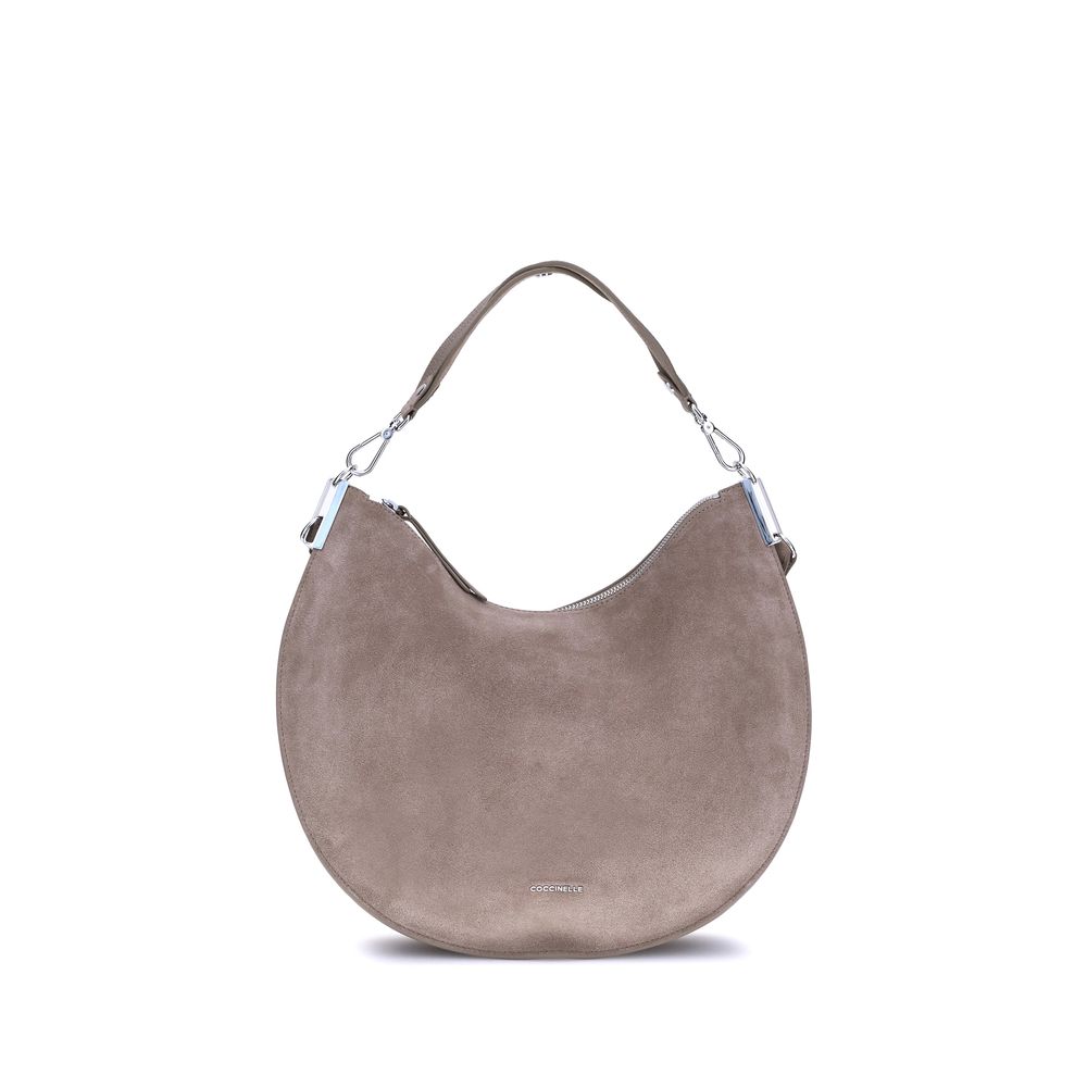 Coccinelle Suede Sunup Shoulder Bag