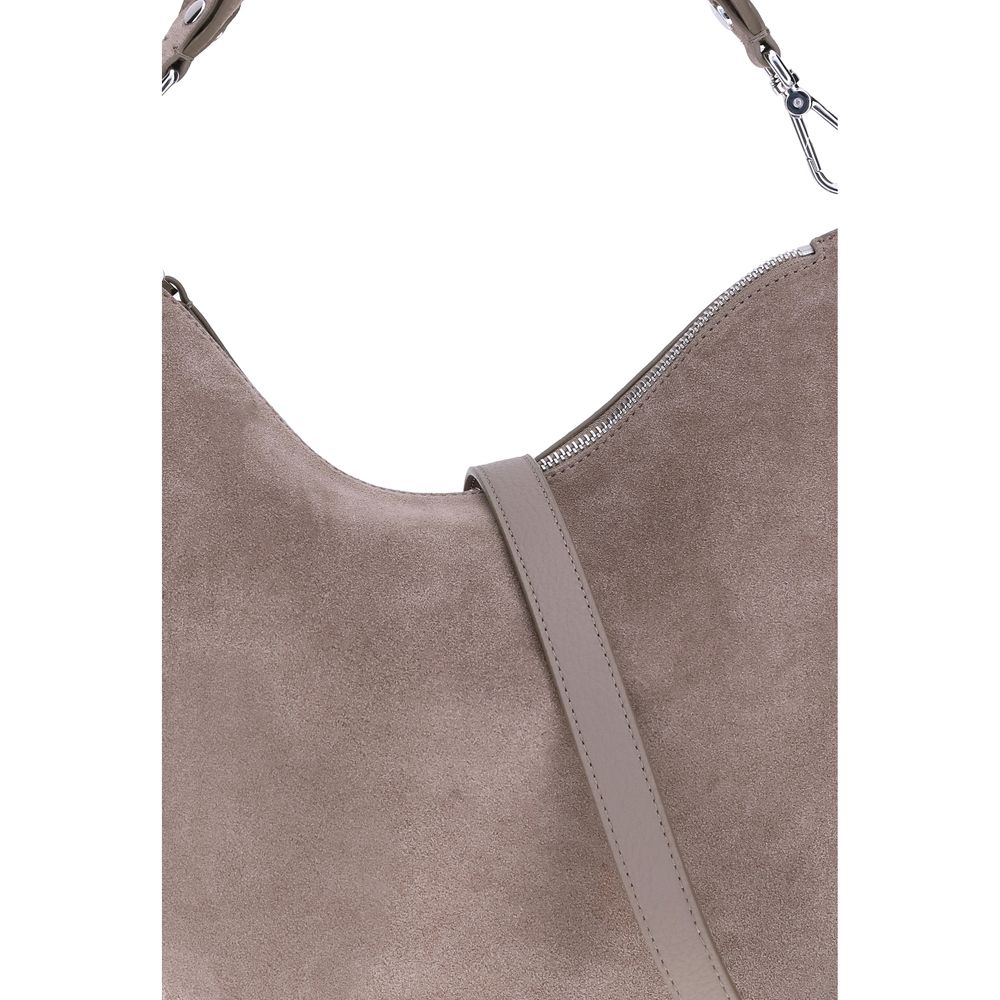 Coccinelle Suede Sunup Shoulder Bag