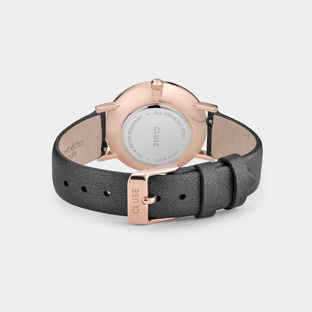Cluse Gray Leather Watch