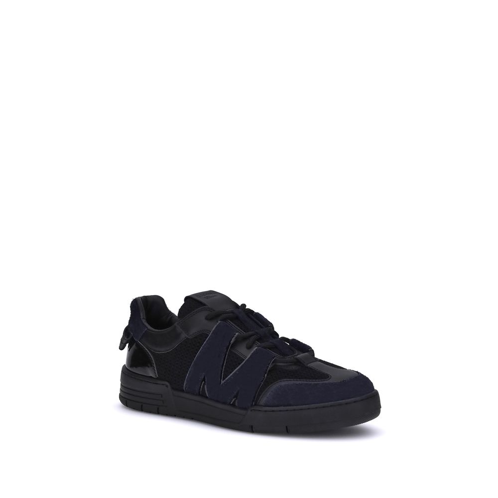 Moschino Leather and mesh Sneakers
