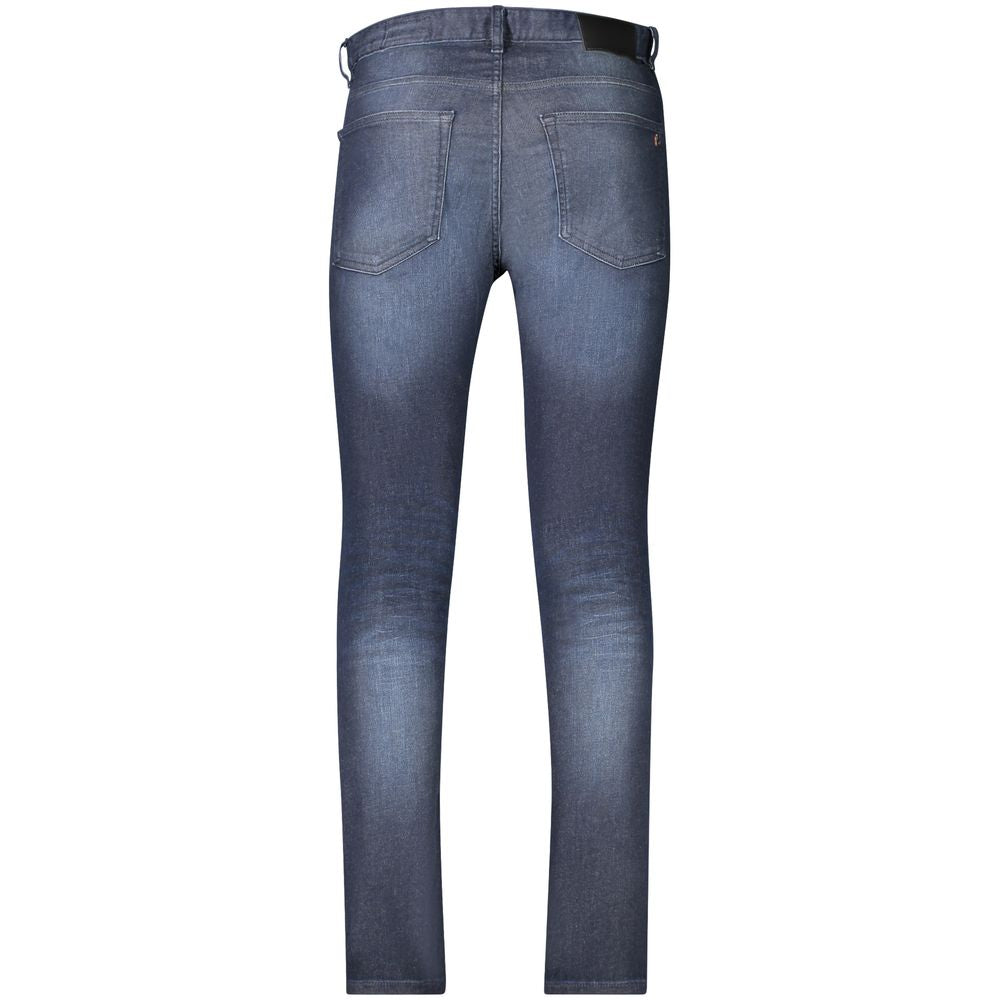 Hugo Boss Blue Cotton Men's Slim Fit Jean