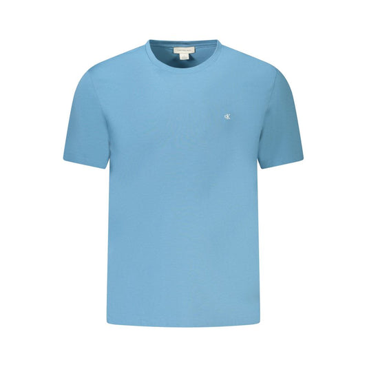 Calvin Klein Blue Cotton Men T-Shirt