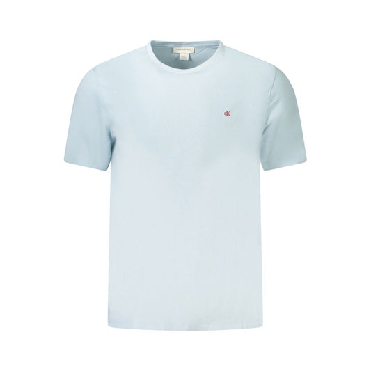 Calvin Klein Blue Cotton Men T-Shirt