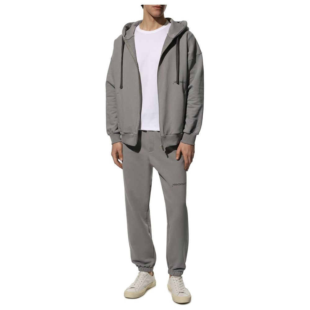 Hinnominate Gray Cotton Sweater