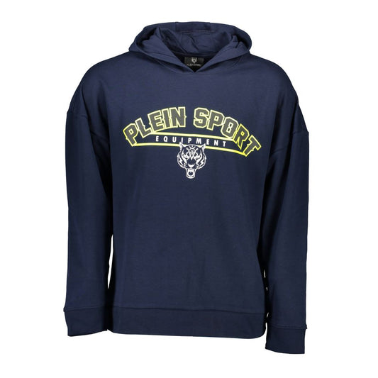 Plein Sport Blue Cotton Sweater