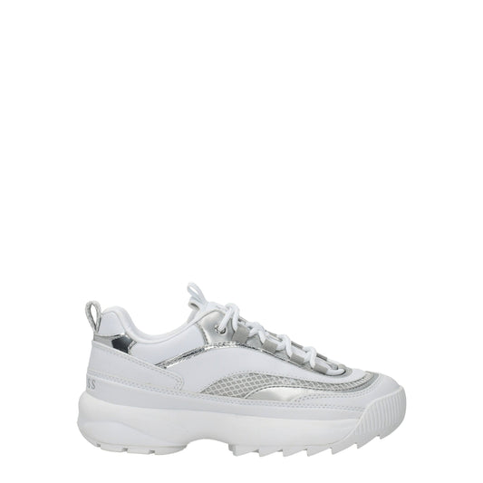 Guess White Polyethylene Sneakers
