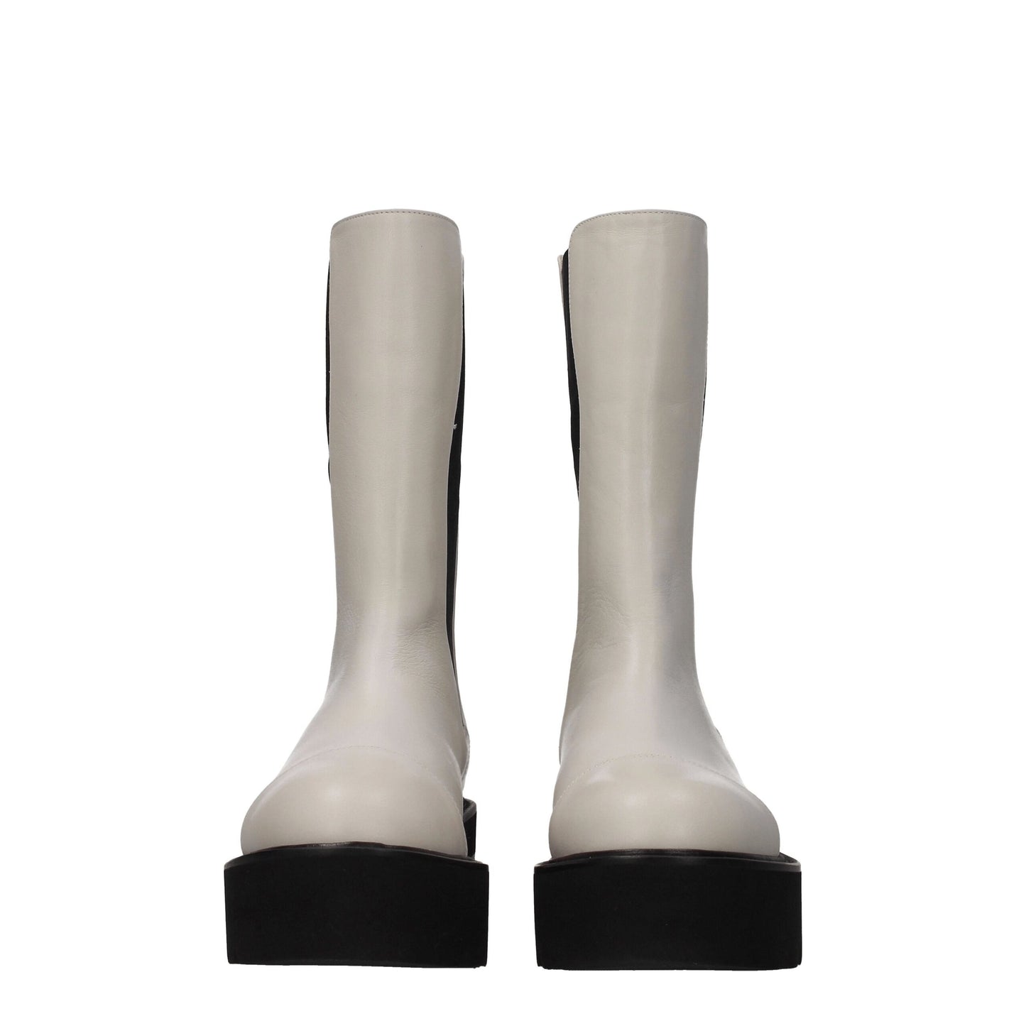 Stuart Weitzman Beige Leather Ankle Boots