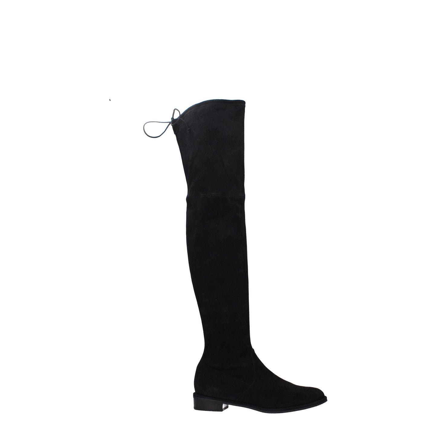 Stuart Weitzman Black Leather Over The Knee